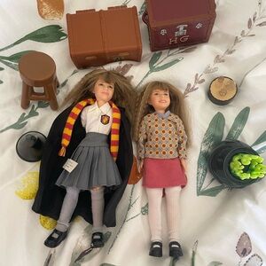 Vintage 2000s Harry Potter Hermione Doll Set with Accessories